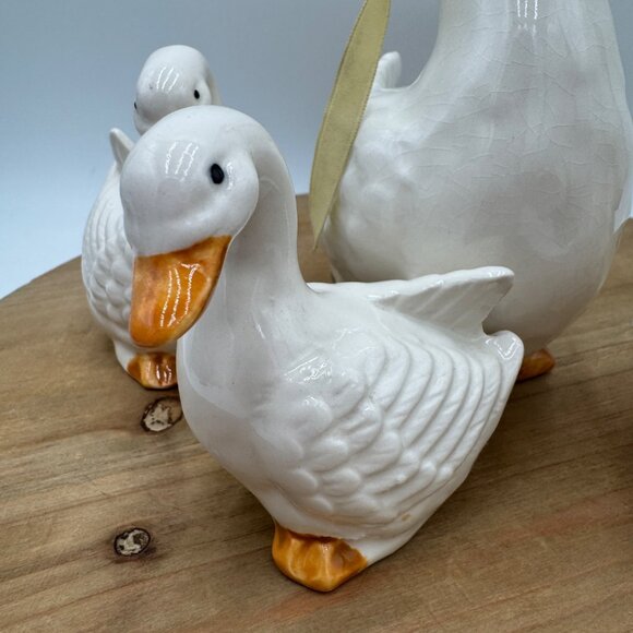 Takahashi San Francisco Geese Family Set of 4 Figurines Made in Japan Vintage f - Picture 5 of 15